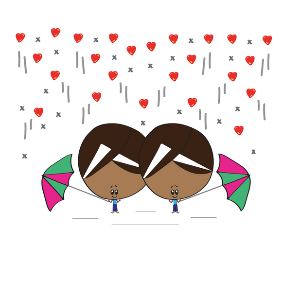 It's raining love!