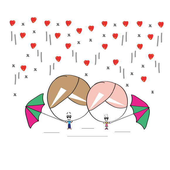 It's raining love!