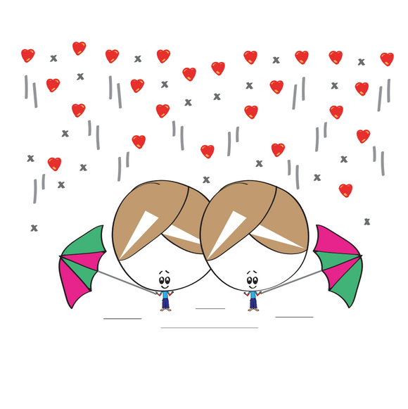 It's raining love!