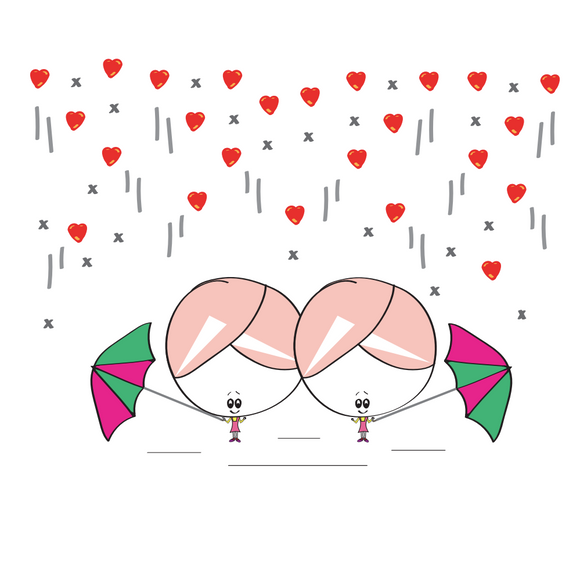 It's raining love!