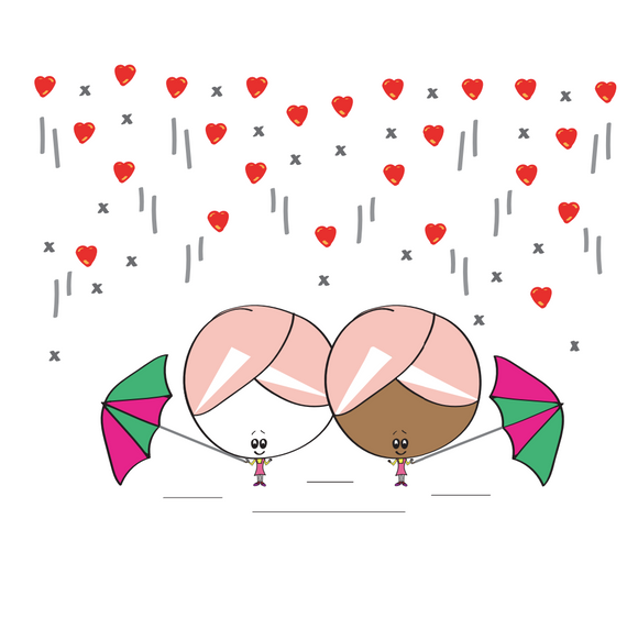It's raining love!
