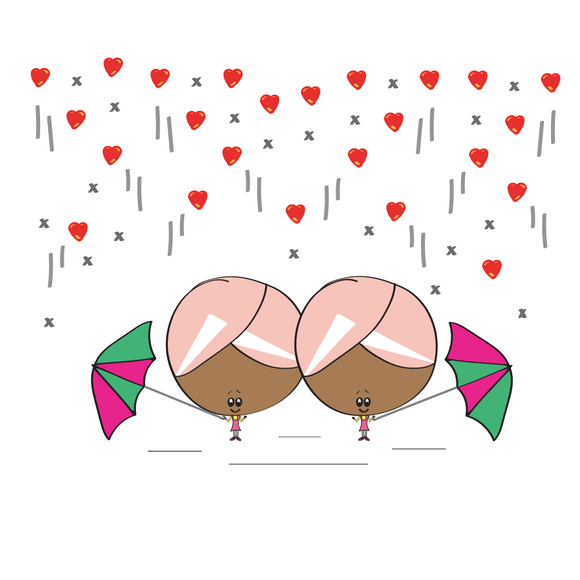 It's raining love!