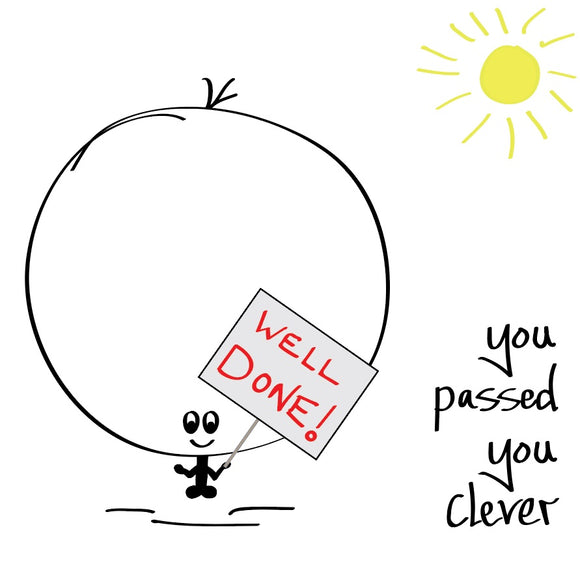 Tell that Clever Bonce what a completely Clever Bonce they are - with this Big Bonce you passed you clever card with a splash of sunshine.