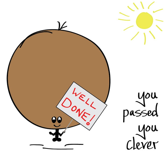 Tell that Clever Bonce what a completely Clever Bonce they are - with this Big Bonce you passed you clever card with a splash of sunshine.