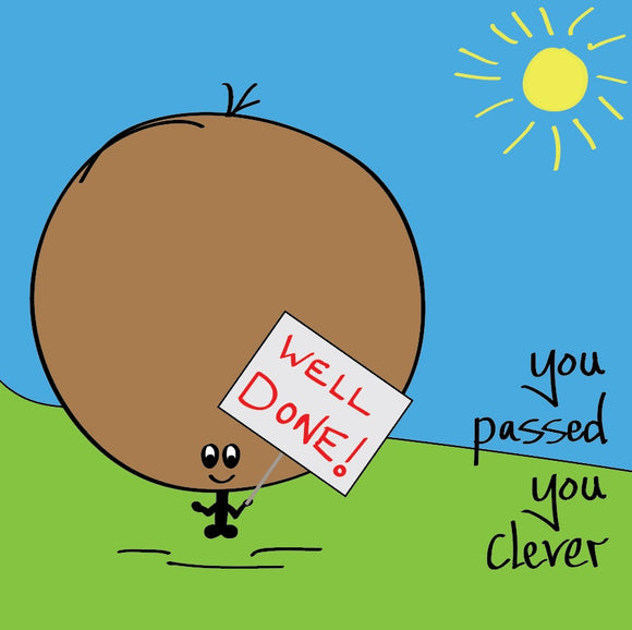Tell that Clever Bonce what a completely Clever Bonce they are - with this colourful Big Bonce you passed you clever card with a splash of sunshine. 