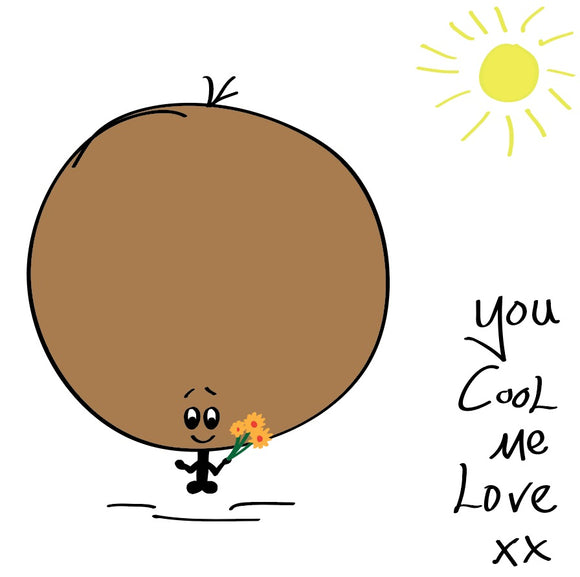 Yeah - they're cool - you know it, let them know it - with this Big Bonce - you cool, me love card.