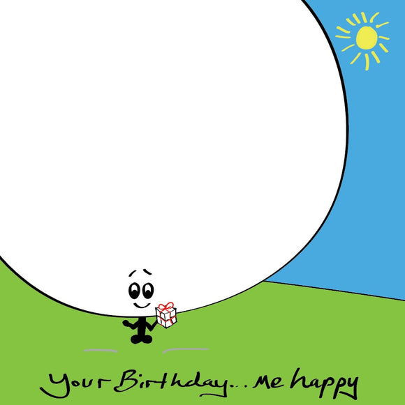 Share some MASSIVE birthday love, with this colourful MASSIVE Bonce birthday card with a splash of sunshine. 