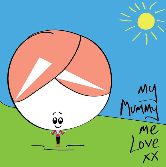 Yeah, all mums are marvellous – it doesn’t have to be Mothers’ Day to let yours know with this colourful my mummy me love card with a splash of sunshine. 