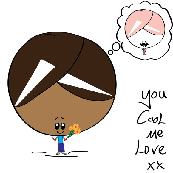 Yeah - they're cool - you know it, let them know it - with this - you cool, me love card