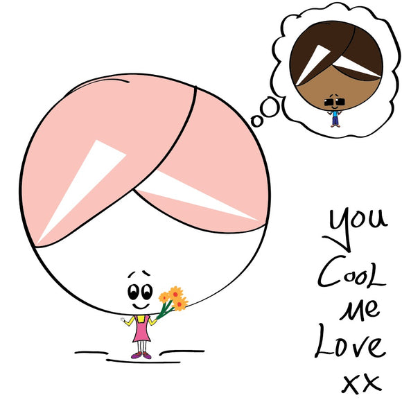 Yeah - they're cool - you know it, let them know it - with this - you cool, me love card.