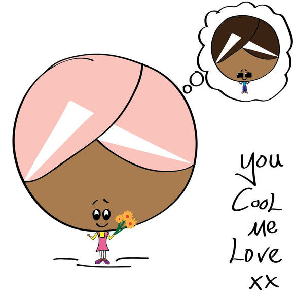 Yeah - they're cool - you know it, let them know it - with this - you cool, me love card.