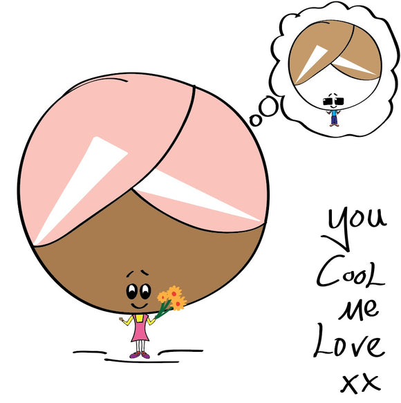 Yeah - they're cool - you know it, let them know it - with this - you cool, me love card.
