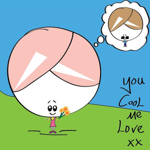 Yeah - they're cool - you know it, let them know it - with this - you cool, me love card.